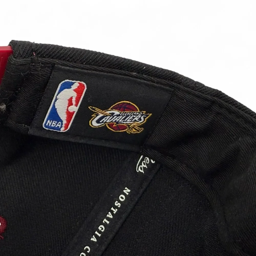 NEW Mitchell & Ness Cleveland Cavaliers NBA 2015 Snapback Hat Black/Crimson